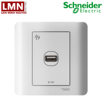 E8431USB_WE_G19-zencelo-schneider-bo-o-cam-sac-usb-2.1a-don-mau-trang