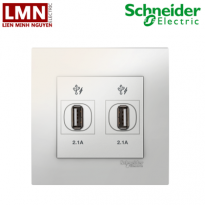 KB32USB_WE-vivace-schneider-bo-o-cam-sac-usb-doi-2.1a-mau-trang